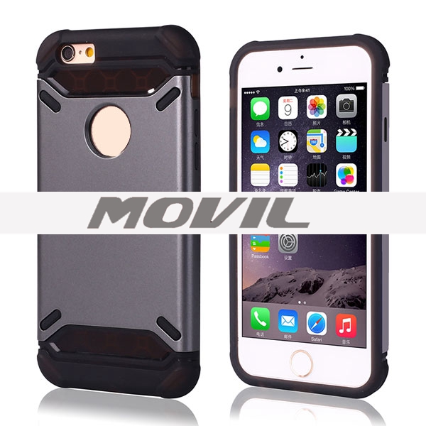 NP-2167 Combinación tpu   pc funda para Apple iPhone 6-12